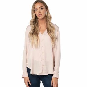 Sloane Button Up Long Sleeve Blouse